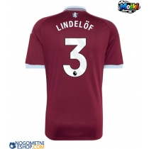 Moški Nogometni dresi Aston Villa Victor Lindelof #3 Domači 2026-27 Kratek Rokav